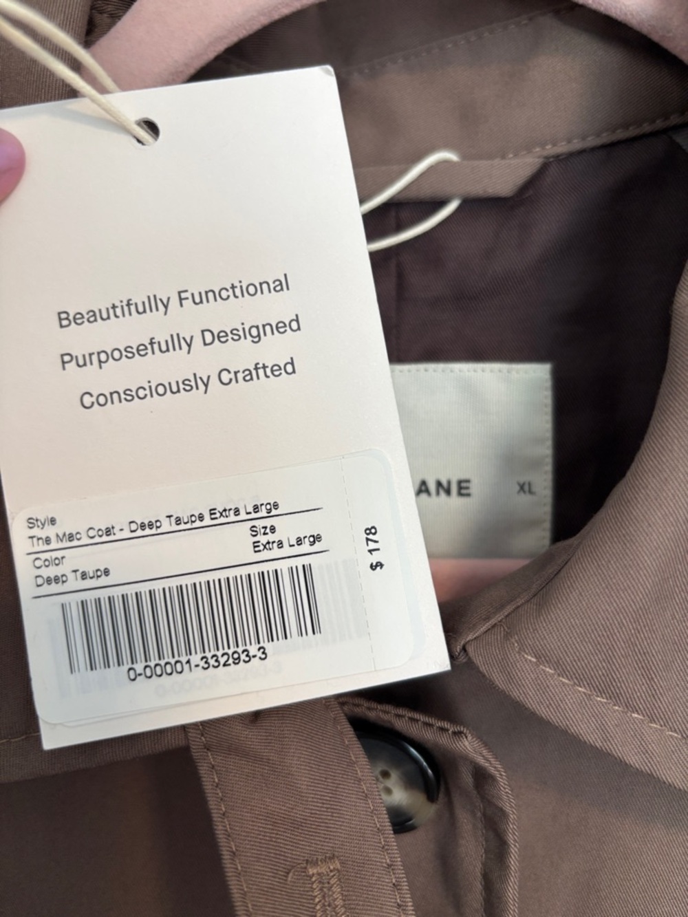 NWT Everlane The Mac Coat - Picture 13 of 16